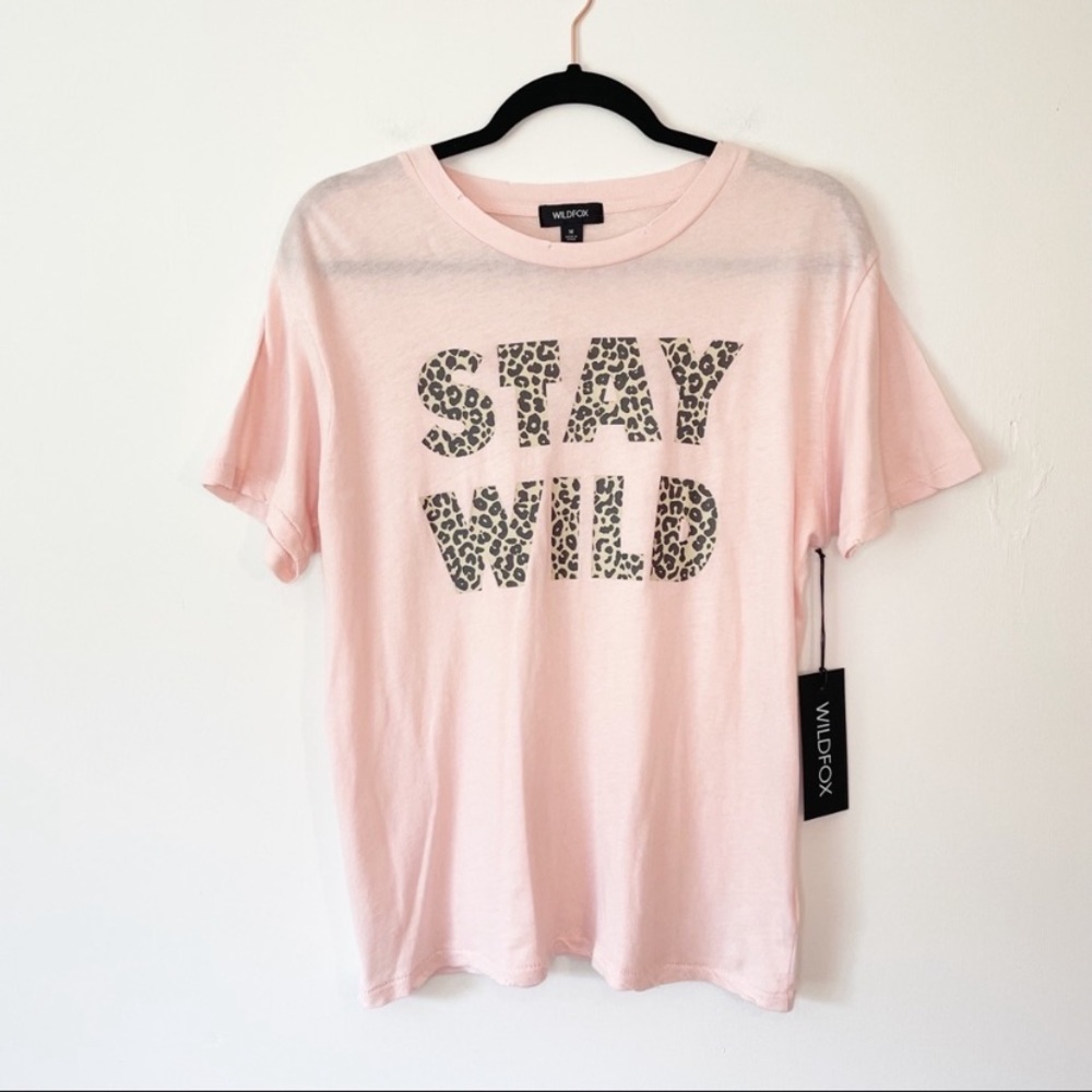 NWT!! WILDFOX Stay Wild KeKe Tee - Picture 1 of 6